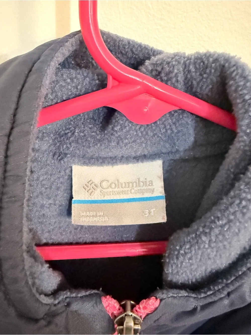 Columbia BUNDLE- 3T Girls Fleece Jacket/Sweatshirts